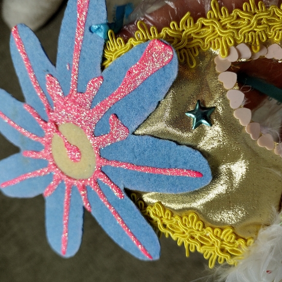 Handmade fabric masquerade mask, stylish, brand new - Picture 6 of 9